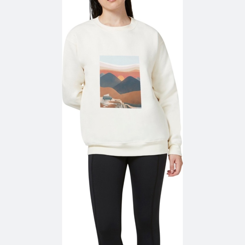 Fig Clothing Relaxed Round Neck Sweatshirt